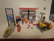 Rare Playmobil Esso Garage Petrol Station Vintage  - no box