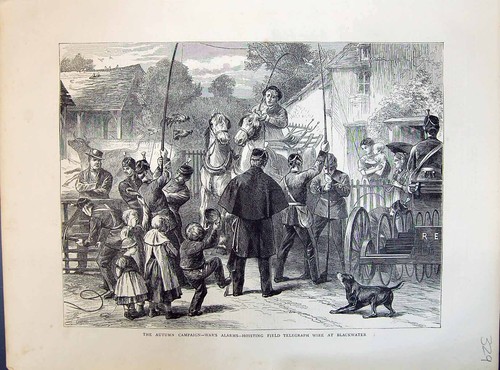 Old 1871 autumn campaign war - autumn, war's