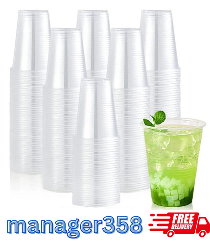 7oz clear plastic cups - 7oz,