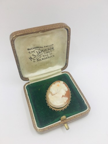 Vintage carat 375 gold - 375, cameo