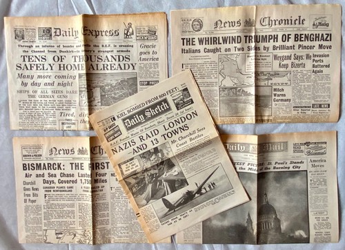 Historical wwii newspapers - 5,