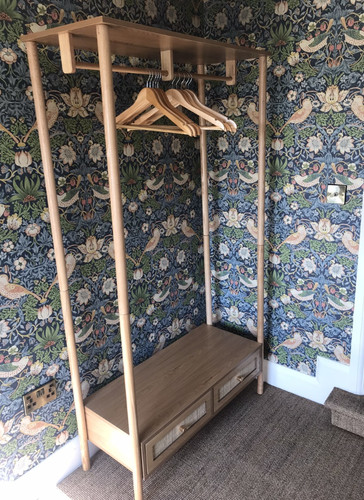 Bedroom clothes rail - bedroom, rustic