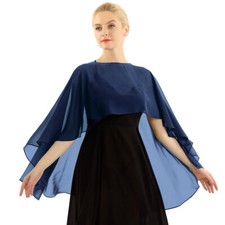 Women Chiffon Shawl Cape