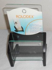 Rolodex Black Single Tier