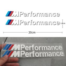 2x BMW M PERFORMANCE SIDE