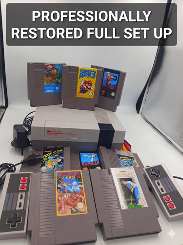 Nintendo nes console with - nes,