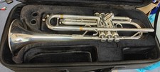 Jupiter JTR 1100SQ Silver Trumpet Bb Outfit - with original accessories