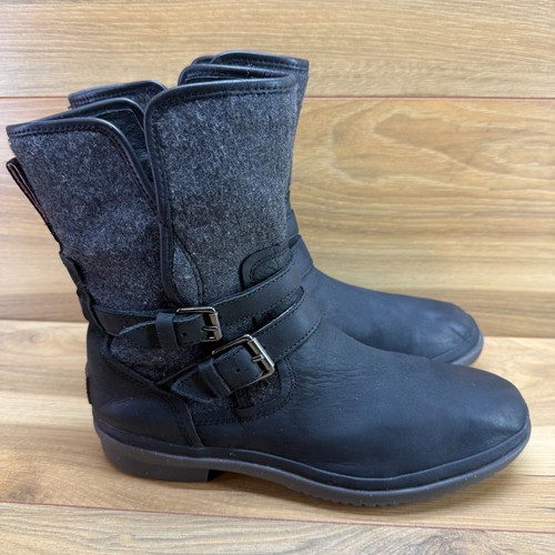 Ugg simmens black leather - ugg,