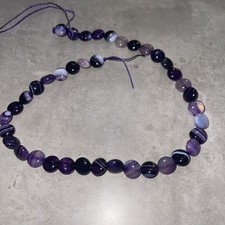 Purple Stripe Agate Puffy
