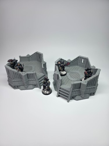 Fortified bunker set 28mm 32mm - fortified,