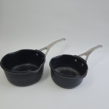Tefal Jamie Oliver Cast Aluminium Induction Saucepan Pan Pair 