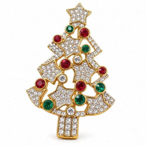 Swarovski christmas tree - christmas,