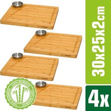Set of 4 - Bamboo Serving