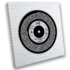 The Jam Canvas or Poster Down In The Tubestation Song Lyrics 3 Sizes Paul Weller