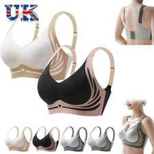 Cotton Wireless Push Up Bra High Support Underwear Bra  Yoga Sports
