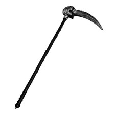 New Grim Reaper Skull Scythe Halloween Fancy Dress Plastic Accessory 83cm Prop