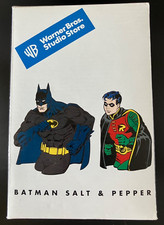 Batman Salt & Pepper Set Warner Bros. Studio Store Exclusive Design 2000 BNIB