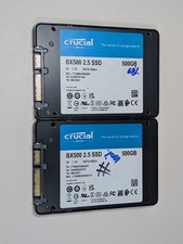 2x Crucial BX500 500GB 3D NAND
