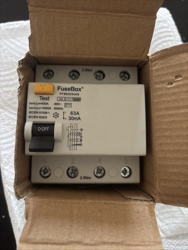 Fusebox rtb630304m pole 63a - rtb630304m,