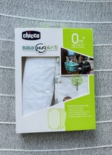 Chicco Baby Hug 4-in-1 Crib Bedding Set 2 Sheets White/Animals - New