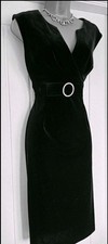Stretchy 1950s Style Black