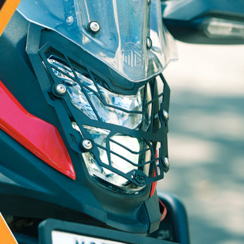 Headlight grill black moto - black,