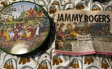 RARE VINTAGE "RUDE" HUNTLEY & PALMERS BISCUIT TIN 1980 KATE GREENAWAY