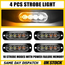 4x 4LED Strobe Light Bar