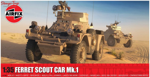 Airfix ferret scout car 1 - airfix, mk.1