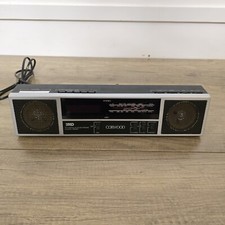 Vintage Corwood SCR500 Stereo fm/mw/lw Electronic Clock Radio - Retro