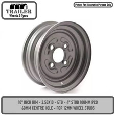 Trailer Wheel Rim 3.50 x 10