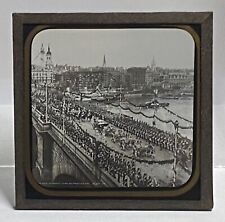 Antique Magic Lantern Slide - Carriage The Queen Victoria Diamond Jubilee  1897