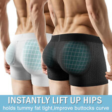 Mens Hip Bum Push Up Butt Lifter Enhancer Briefs Padded Underwear Shaper Shorts