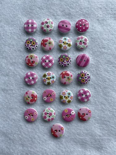 Floral checked pink - 25,