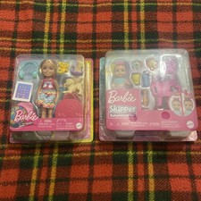 2x Barbie and Skipper Mini