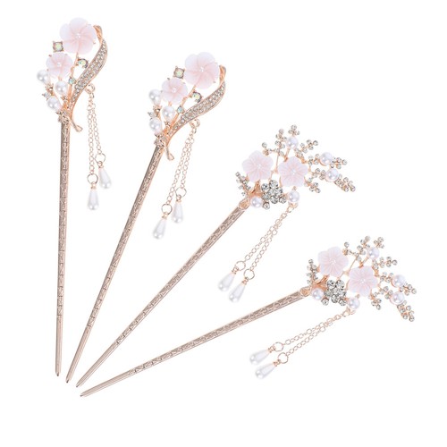 White floral vintage chinese - white,