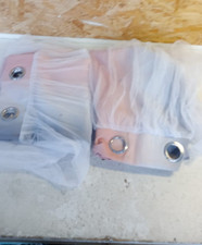 Blackout Curtains for Nursery Kids Baby Girls,Voile Net  2 Panel,Pink Grey