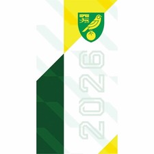 Norwich City FC Slim Diary 2026 - Football - Two Week To View