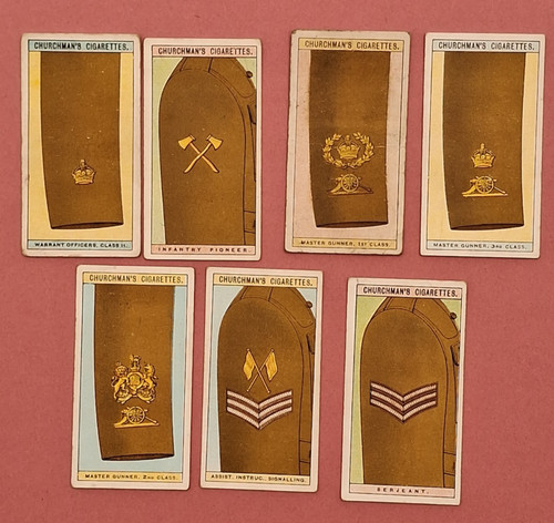 Churchman cigarette cards - churchman's,