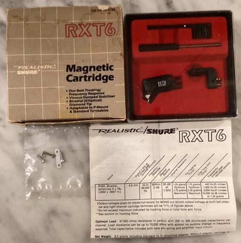 Realistic rxt6 - realistic, (shure