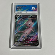 Pokémon TCG: ACE 10 GEM MINT Mew V 250/264 - SWSH Fusion Strike
