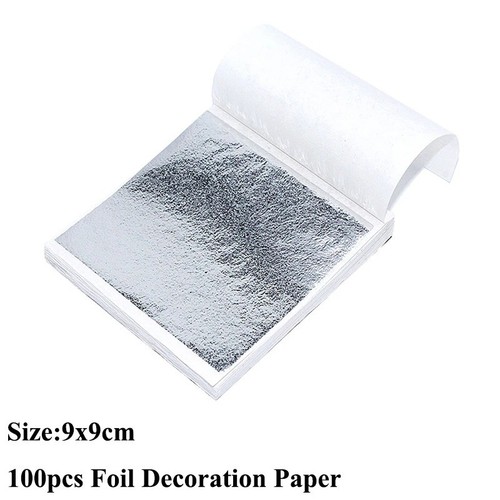 100x sheets gold - sheets, silver