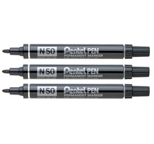 Pentel N50 Black Permanent