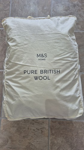 Pure wool single - m&s,