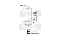 Inlet Valve for Renault Clio