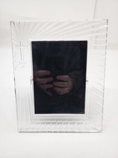 Waterford Crystal Somerset Picture Frame with a Cross and 2000 A.D