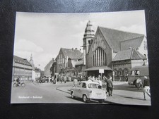 Postcard Stralsund, Station