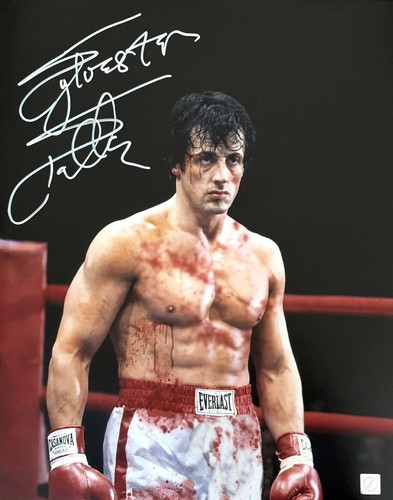 Sylvester stallone autographed - stallone,