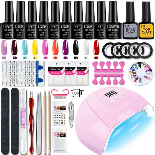 Gel varnish kit professional - gel,