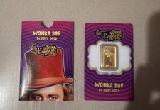 Willy Wonka 5g 0.999 Fine Gold Bar - very Mintage 4000